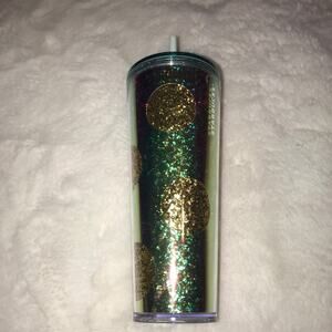 Starbucks glitter polka dot tumbler